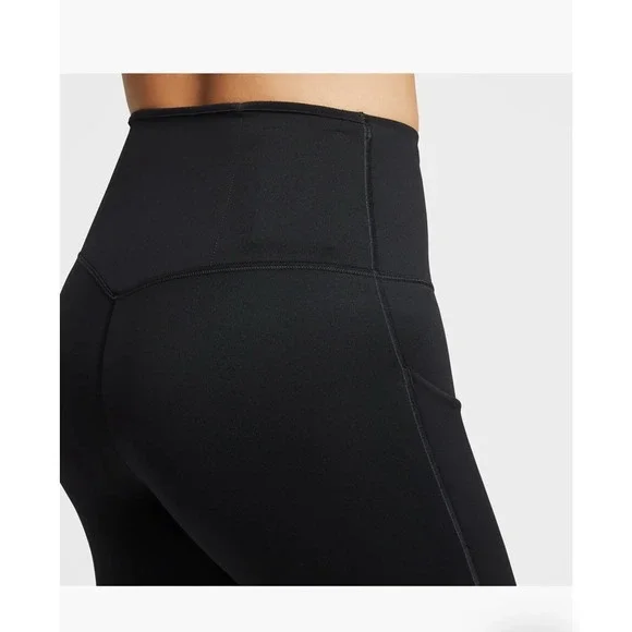 Nike Go Firm Support High Waist 7/8 Tights w/ Pockets Womens XS Black DQ5636 010 - Picture 5 of 6
